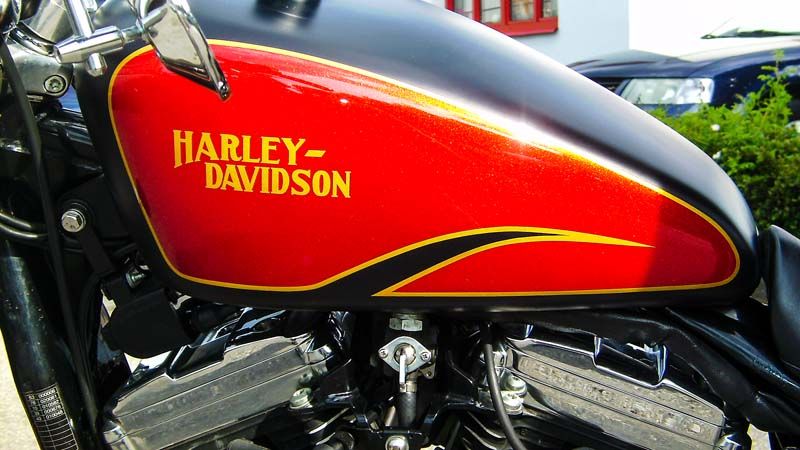 Harley Davidson lackiert