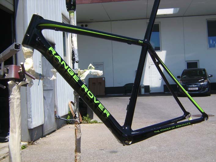 Fahrrad wurde neu lackiert