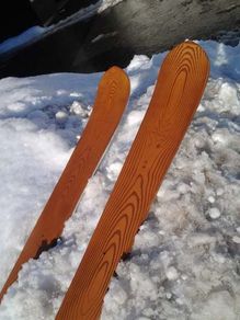 Holzskier