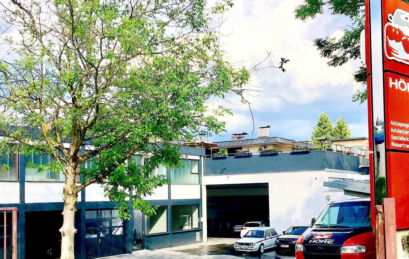 die Werkstatt von außen